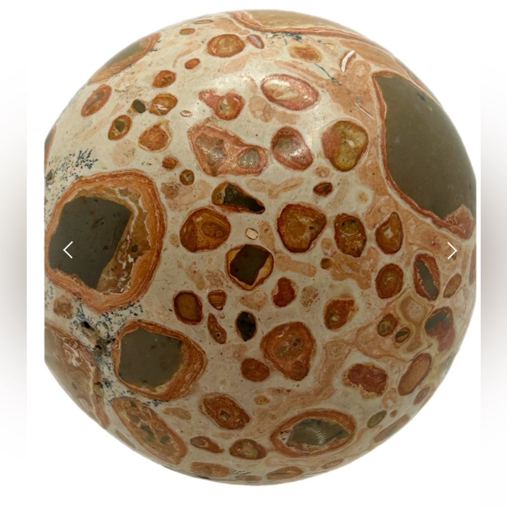 Leopard Jasper Crystal Sphere